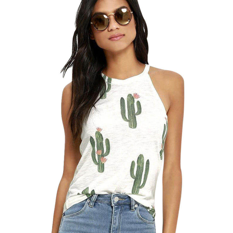 Cactus Print T-Shirt