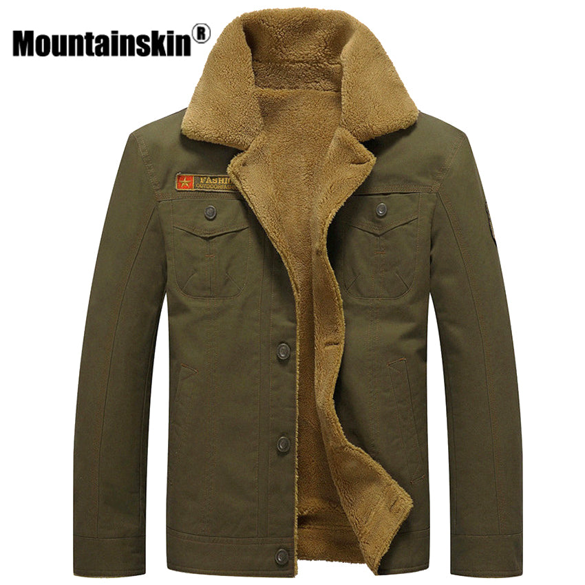 Mountainskin Thick Fleece Winter Jacket